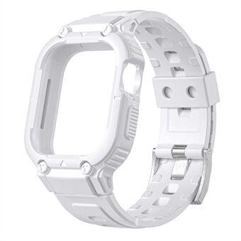 Apple Watch Ultra 49mm silikonikellon rannekkeen vaihtohihnalle + pudotuksenkestävä kellokotelo