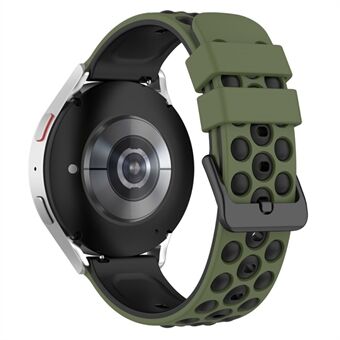 22 mm:n Smart hihnat Huawei Watch Buds / GT2 / GT / GT2 Pro / Garmin Vivoactive 4 / Forerunner 255, kaksivärinen Universal silikonikellon ranneke