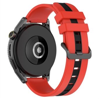 Urheilurannekkeet Huawei Watch GT 3 SE:lle / Watch GT, kaksivärinen 22 mm kelloranneke hengittävä pehmeä silikoniranneke