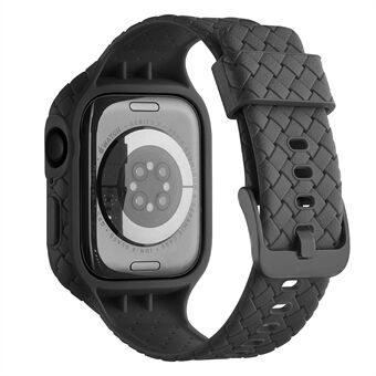 Apple Watch -sarjan 8/7 45 mm kudottu TPU-kellonauha integroitu kellohihna kotelolla