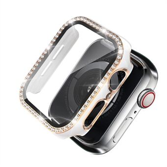 Sinkittävä kristallikotelon runko ja karkaistu lasi-näytönsuoja Apple Watch 4/5/6 / SE 40 mm: lle