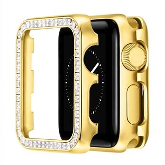 Alumiiniseoksesta valmistettu tekojalokivi Decor Puskurin suojaava kellon kotelo Apple Watch Series 1/2/3 42mm