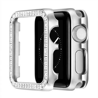 Rhinestone-alumiiniseoksesta valmistettu suojaava kellon suojus Apple Watch Series 1/2/3 38mm