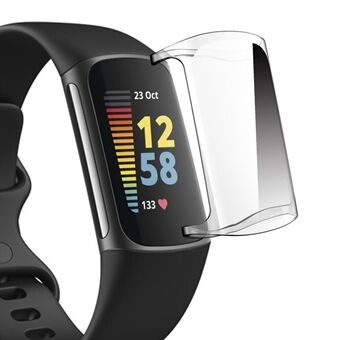 ENKAY Fall Protection TPU Smart Watch -kotelon suojakuori Fitbit Charge 5:lle - läpinäkyvä