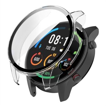 2 in 1 Smart Watch Kova PC-kehys + karkaistu lasi näytönsuoja kellokotelo Xiaomi Mi Watch Color Sportille