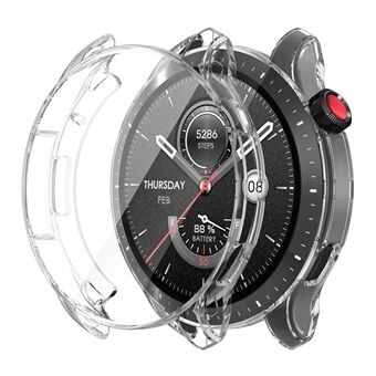 ENKAY HAT Prince Huami Amazfit GTR 4 46mm läpinäkyvälle kellokotelolle Täysi peittävä näytönsuoja TPU-suojus