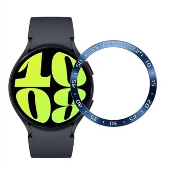 Suojus Samsung Galaxy Watch6:lle 44mm, ruostumattomasta Steel valmistettu Ring (tyyppi A)