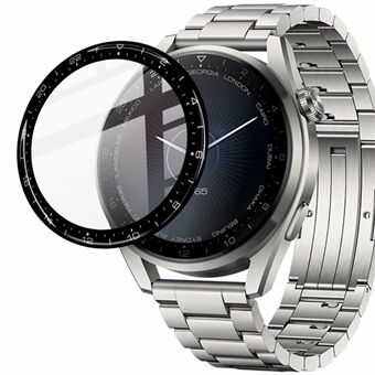 IMAK Black- Edge Scratch-Kestävä PMMA-kellon näytönsuojakalvo Huawei Watch 3 Pro 48mm