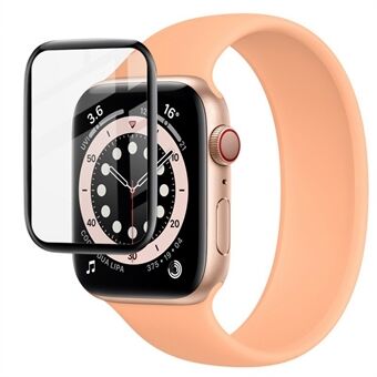 IMAK Scratch- Kestävä orgaaninen lasi musta Edge kellon näytönsuojakalvo Apple Watch SE:lle 40mm / Series 6 40mm