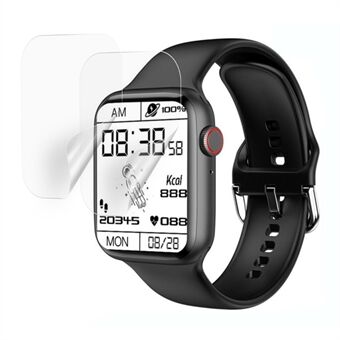 2kpl / setti Scratch Täysi Pehmeä TPU Kellon näytönsuojakalvo Apple Watch Series 7 45mm
