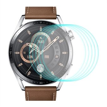 ENKAY 5kpl / pakkaus 2.5D Arc Edges 9 Hardness HD Sensitive Touch 0.2mm karkaistu lasi näytönsuoja Huawei Watch GT 3 46mm