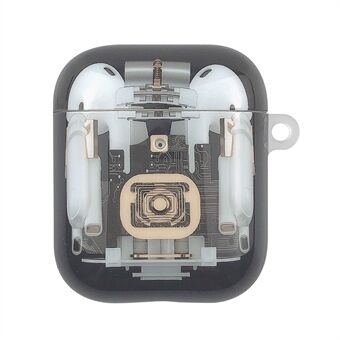 PC: n kova mekaaninen suojakotelo Apple AirPod -laitteille, joissa on langaton latauskotelo (2019) / AirPods with Charging Case (2019) (2016)