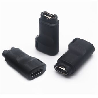 USB Type-C - 4 Pin Smart Watch -lataussovitin Garmin Fenix 5 / 5X / 5S / 6 / 6X Pro Solar