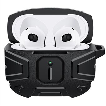 NILLKIN Full Protection TPU -kuulokkeiden suojakotelo karabiinilla Apple AirPods 3:lle