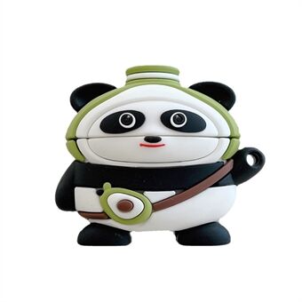 Apple AirPods 3:lle söpölle sarjakuva Panda pehmeälle silikonisuojakotelolle Bluetooth-kuulokkeiden suojus