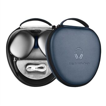 WIWU kannettava ultraohut kuulokkeiden säilytyslaukku Pehmovuorattu kuulokkeiden suojakotelo AirPods Maxille