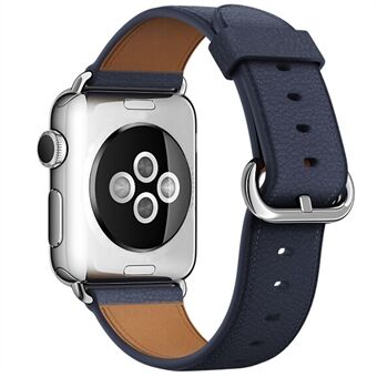 Litchi-tekstuurin aito nahkainen rannehihna Apple Watch -sarjaan 5 4 40 mm / sarja 3 2 1 38 mm