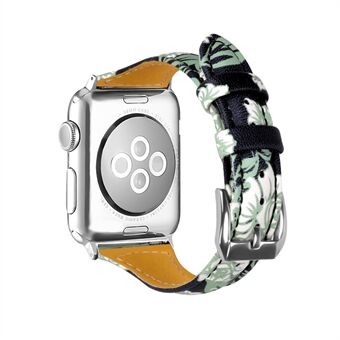 Aitoa nahkaa oleva Vvid-kuvion rannehihna Apple Watch -sarjaan 5 4 44mm / Sarja 3 2 1 42mm