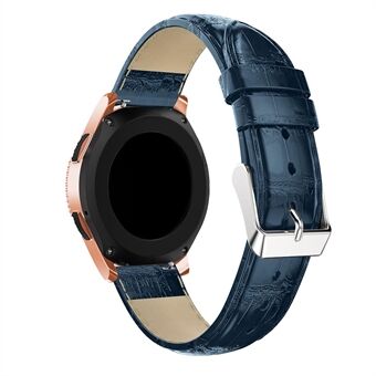 20 mm: n krokotiilikuvion aito nahkainen rannekoru Samsung Galaxy Watch 42 mm: lle