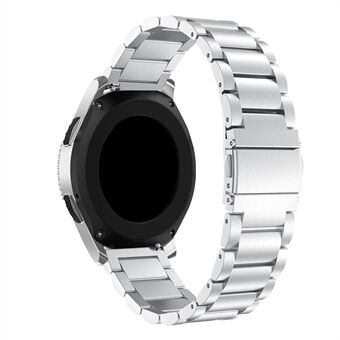 22 mm: n ruostumattomasta Steel ketjun kelloranneke korvaa osan Samsung Galaxy Watch 46 mm: lle - hopea