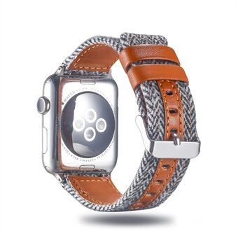 Kangas ja aito nahkainen ranneke Apple Watch -sarjalle 5 4 40 mm, sarja 3/2/1 38 mm