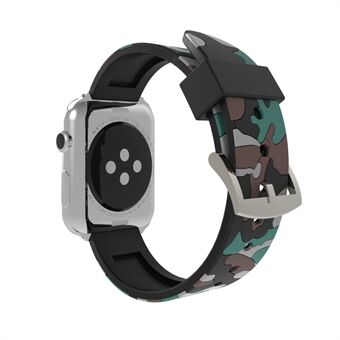 Naamiointikuvio joustava silikonikello Apple Watch -sarjalle 5 4 40 mm, sarja 3/2/1 38 mm