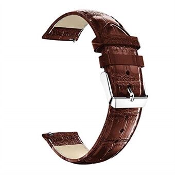 22 mm: n krokotiilirakenteen aito nahkainen rannehihnan vaihto Huawei Watch GT / Watch 2 Pro/ Honor Watch Magicille