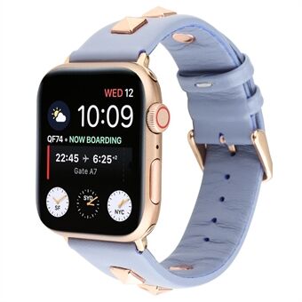 Alkuperäinen nahkahihna Smart Watch Band Band -kello ruusukullisella kiinnittimellä Apple Watch -sarjaan 1 2 3 42mm / Apple Watch -sarja 5 4 44mm