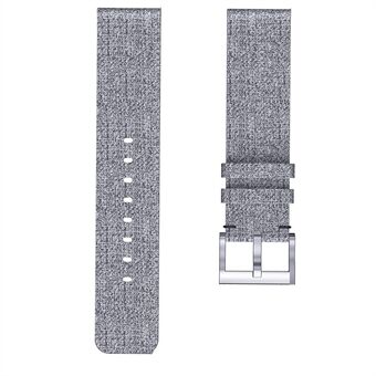 Kevyt Canvas Outlook Watch Band Steel solki Fitbit Versa