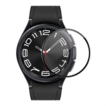 ENKAY HAT Prince Samsung Galaxy Watch6 Classic 43mm kellonäyttökalvo 3D Kaareva pehmeä PC Edge Täyskansi PMMA Film