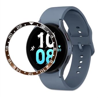 Samsung Galaxy Watch 5 / 4 44 mm:n metallikellon kehykselle, kaksiväriselle Smart Watchin Ring liimautuva kansi (tyyppi B)