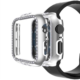 Apple Watch Series 4/5/6 44mm / SE 44mm Bowknot strassit Decor Watch Case Pudotusta estävä PC Puolisuojakuori
