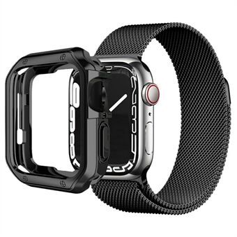 Apple Watch Series 4 / 5 / 6 / SE 44 mm pudotusta estävä kellokotelo, tarkka leikkauskellon TPU suoja