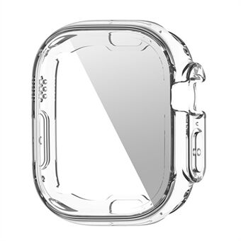 ENKAY HAT Prince Watch Ultra 49 mm:n läpinäkyvälle TPU-kellon suojakuorelle pudotuksenkestävä suojus, jossa on 9H karkaistu lasi näytönsuoja