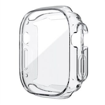Apple Watch Ultra 49 mm:n läpinäkyvälle TPU-kellokotelolle pudotusta estävä, täysin peittävä suojakuori