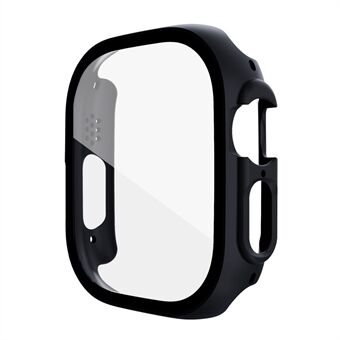 Apple Watch Ultra 49mm kovalle PC-kotelolle, jossa karkaistu lasi näytönsuoja, koottu naarmuuntumaton suojakuori