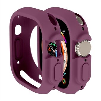 Apple Watch Ultra 49mm Candy Color Soft TPU -kellokotelolle Tarkat leikkaukset suojaava kansikehys