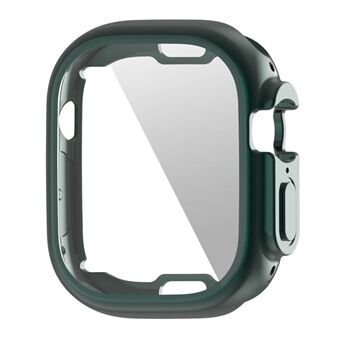 Apple Watch Ultra 49mm Pehmeä Läpinäkyvä TPU All-Around Suojakotelo Galvanoitu metalliväri kehyksen kansi