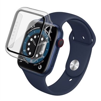 IMAK kellokotelo Apple Watch SE 44mm / SE (2022) 44mm / Watch Series 6 / 5 / 4 44mm, Scratch kellon suojus HD karkaistu lasi näytönsuojalla