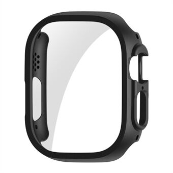 ENKAY HAT Prince Apple Watch Ultra 49 mm:n monikäyttöiselle kovalle PC-kotelolle, jossa karkaistu lasi näytönsuoja Iskunkestävä läpinäkyvä kansi
