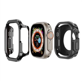 Kellokotelo Apple Watch Series 8 7 41mm / Series 6 5 4 SE (2022) SE 40mm TPU+PC Iskunkestävä kehyksen kansi