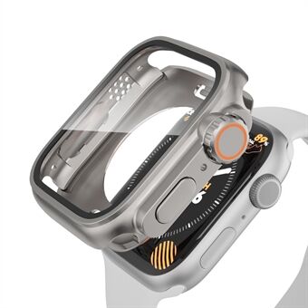Kova PC-kotelo Apple Watch Series 6 5 4 SE (2022) SE 40mm, vedenpitävä suojus ja karkaistu lasi näytönsuoja