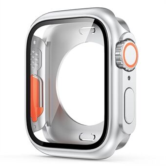 PC-kellon kotelo Apple Watch Series 6 5 4 SE (2022) SE 40mm, täysin peittävä suojakuori karkaistulla lasilla näytönsuojalla