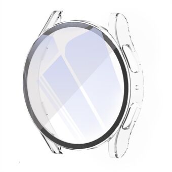 Samsung Galaxy Watch6 44 mm kovalle PC-kotelolle, jossa karkaistu lasikalvo, täysin peittävä suojakello