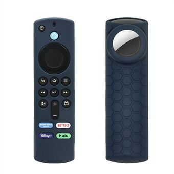 For Amazon Alexa Fire TV Stick (3rd Gen) + AirTag 2-in-1 Anti-Dirt Flexible Silicone Case