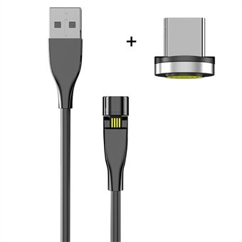 2M magneettinen Type-C USB Data Sync -laturikaapeli Samsung Huawei Xiaomille