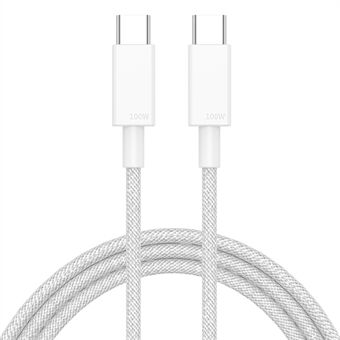 2 m PD 100 W nopea nopea latauskaapeli matkapuhelin tabletti kannettava tietokone USB C -laitteen latausjohto