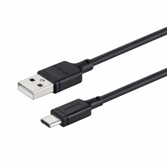 MOMAX 0.3M USB Type-C - USB-A Data Sync -laturikaapeli Samsung Huawei Xiaomi -puhelimelle - musta