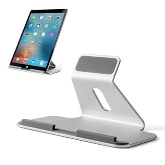 UPERGO AP-7D alumiiniseoksesta valmistettu 7-13 tuuman tablet- Stand , 60 asteen kulma lämmönpoistopohjan latausteline iPadille - hopea