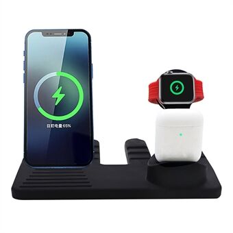 3-in-1 silikoninen pöytälatausalustan puhelinteline Magsafe Stand Apple Watchille